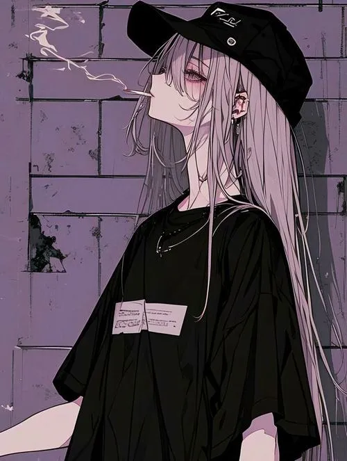 Hình chibi nữ phong cách cute với túi đeo chéo mini gọn gàng