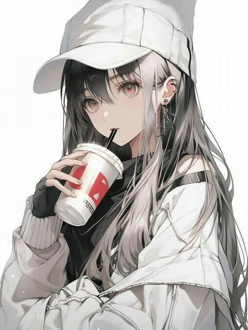 Nền tối giản làm nổi đôi mắt long lanh và má hồng nhẹ