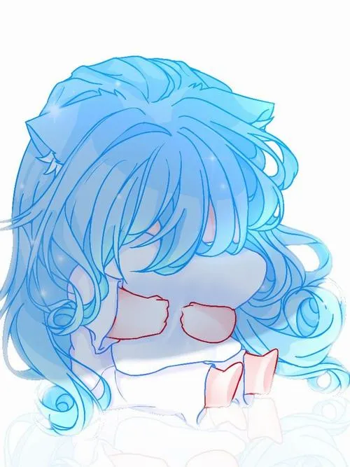 Chibi nữ xanh dương và cảm giác mát lạnh, kiểu dễ thương mà vẫn có cá tính