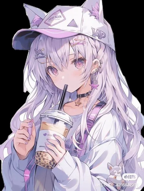 Hình cô gái chibi cool ngầu tạo khối mạnh bằng đổ khối chuẩn