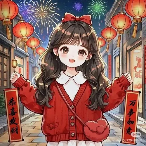 99 Hình Ảnh Chibi Tết Bính Ngọ 2026 cute dễ thương vui nhộn hợp không khí ngày Xuân