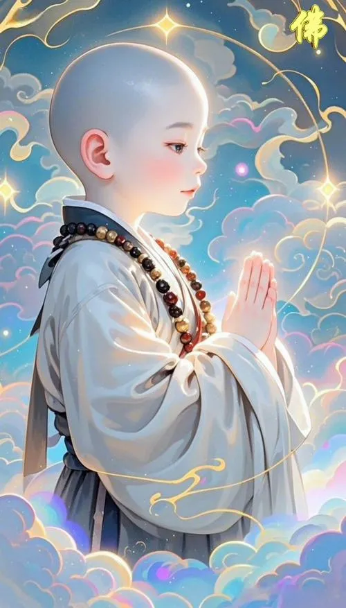 Hình nền chú tiểu dễ thương tạo cảm giác nhẹ nhàng mỗi ngày