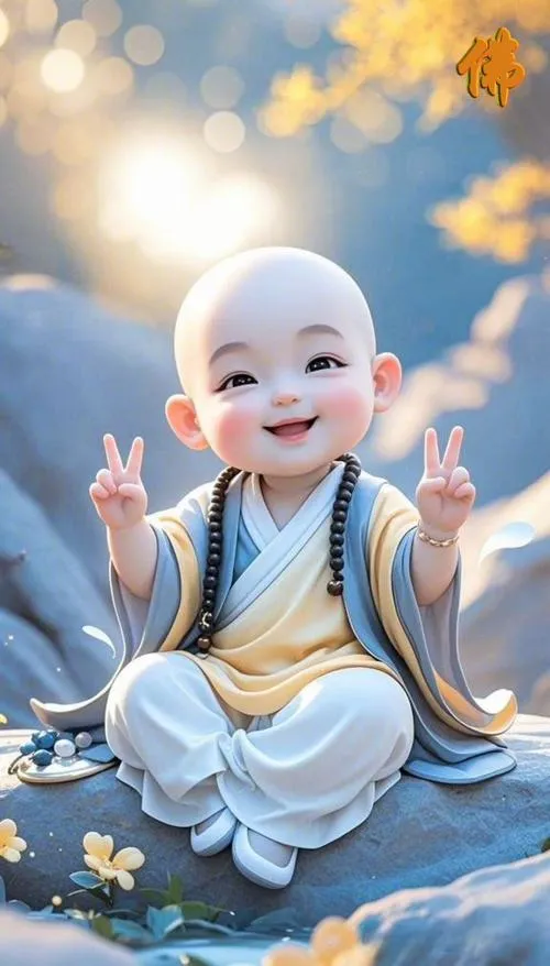 Hình chú tiểu đẹp nhất thể hiện vẻ thanh tịnh