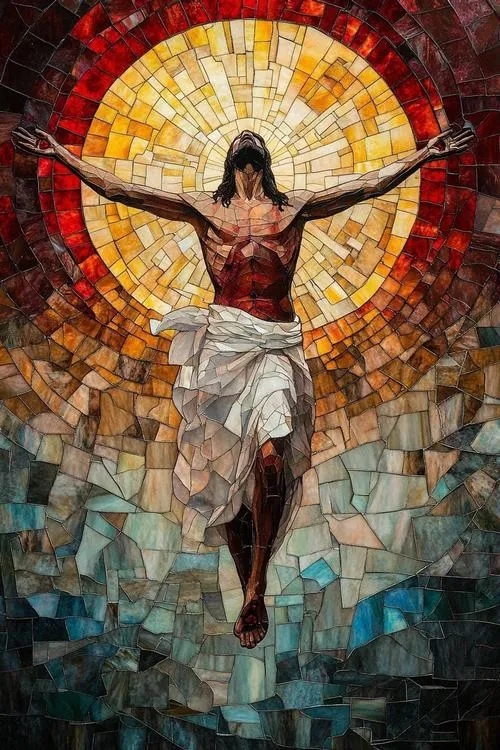 Hình ảnh Chúa Jesus kiểu cổ điển, sao vẫn hợp với tâm trạng bây giờ đến vậy