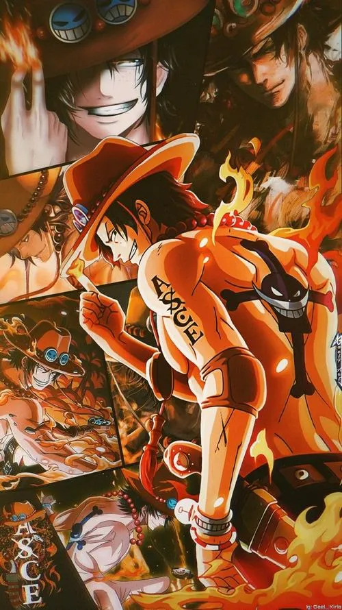 Hình nền Ace tông cam nâu, quay lưng khoe dáng, vibe tự do và cô độc