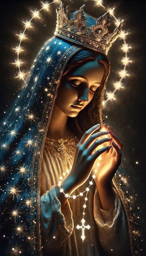 Khăn trùm đầu viền ánh viền vàng nhẹ trên mây