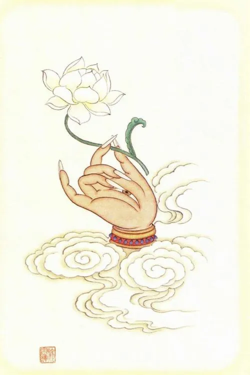 Góc chụp Chùa Một Cột cùng hoa sen trên mặt nước