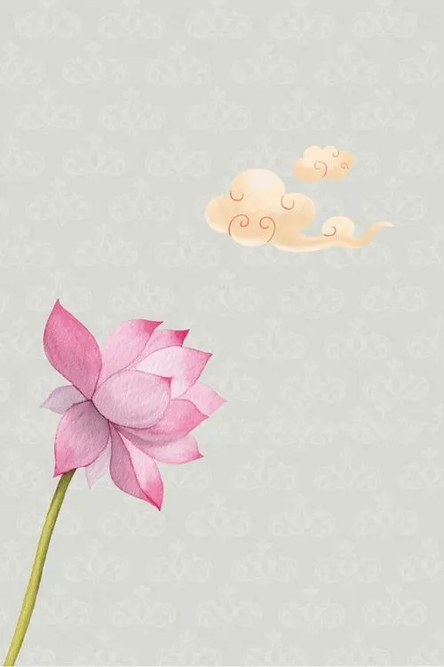 Mandala hòa cùng liên hoa trên nền tối sâu trang nghiêm