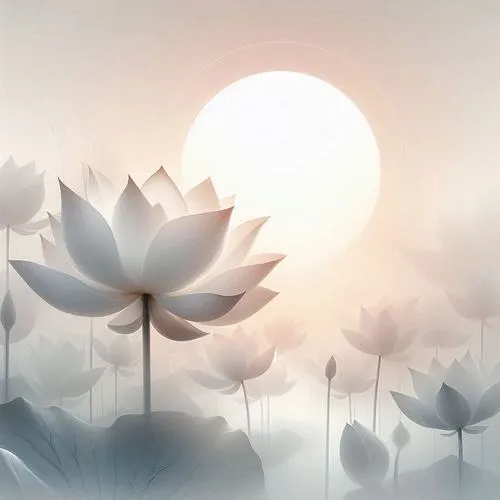 Một khung ảnh hoa sen phật giáo đủ làm góc phòng bớt nặng, tâm bớt xao