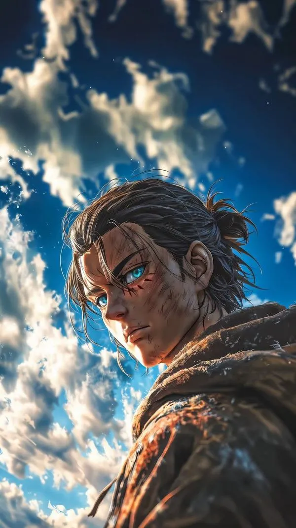 65 Hình Ảnh Eren Yeager ngầu trong quân phục Sát Thủ Đoàn đôi mắt xanh cháy rực căm hờn