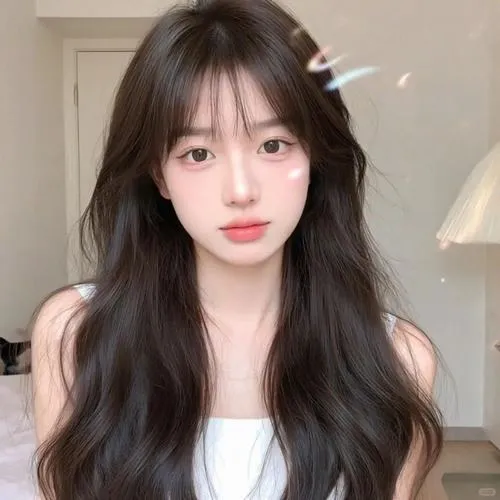 Ánh sáng mềm làm tóc dài thêm phần mềm mại