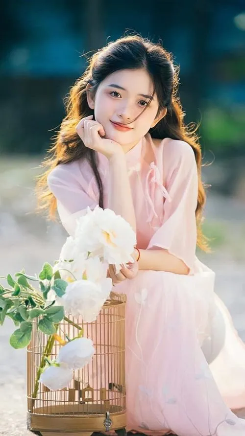 Tóc dài kết hợp ánh sáng tự nhiên mang cảm giác rất gần gũi