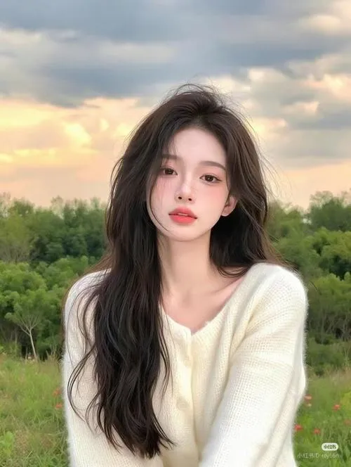 Ảnh tóc mềm dài giúp khung hình trở nên mượt mắt