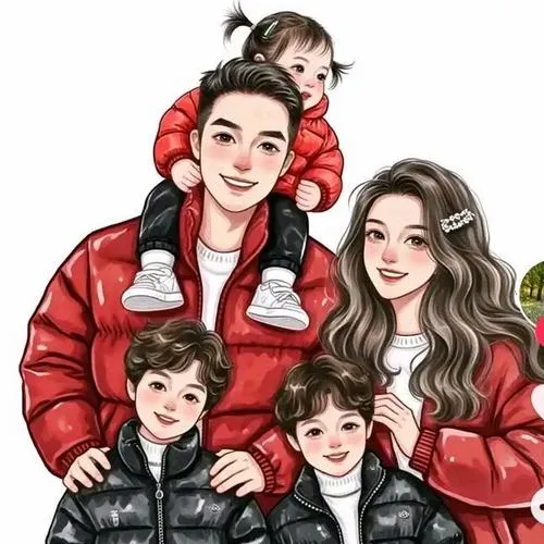 Cảnh bữa tiệc tại nhà, cả nhà quây quanh bàn, nhiều món, không khí rộn ràng.