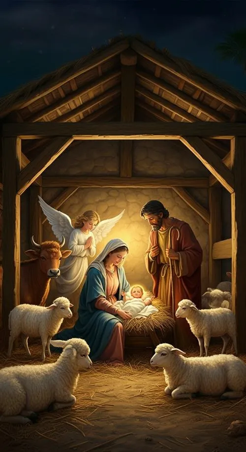 Vẻ trang nghiêm hòa hiền hoà nhờ hào quang thánh thiện dịu