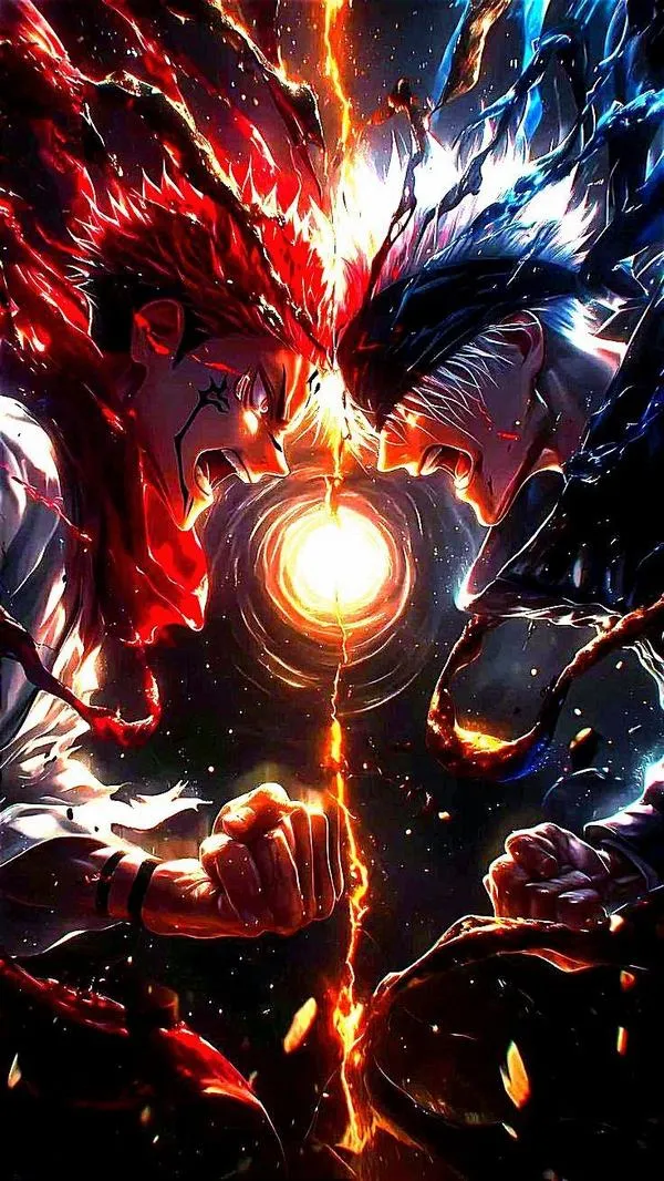 Ảnh nền 4K cảnh va chạm lãnh địa Vô Lượng Không Xứ với Phục Ma Ngự Độc Tử