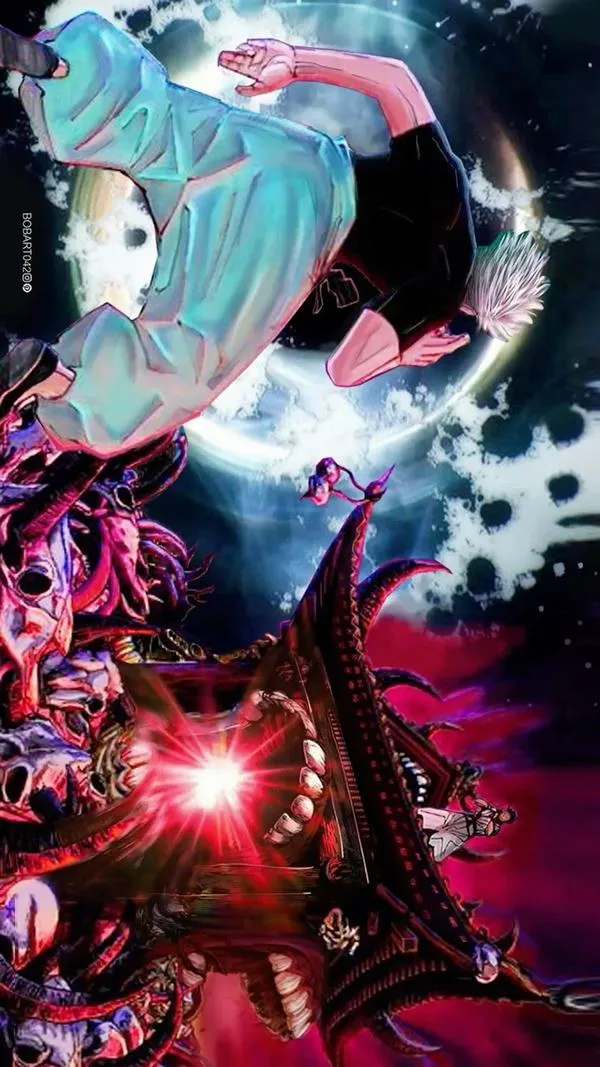 Hình nền 4K cảnh sóng xung kích dội qua phố, tòa nhà vỡ vụn theo nhịp giao tranh