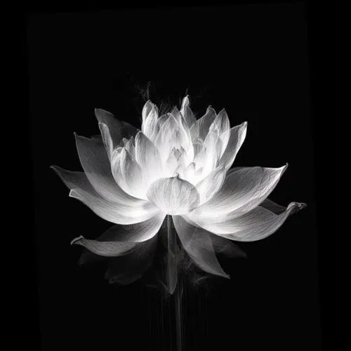 Tông ảnh sen tĩnh mặc gợi u tịch và tĩnh lặng