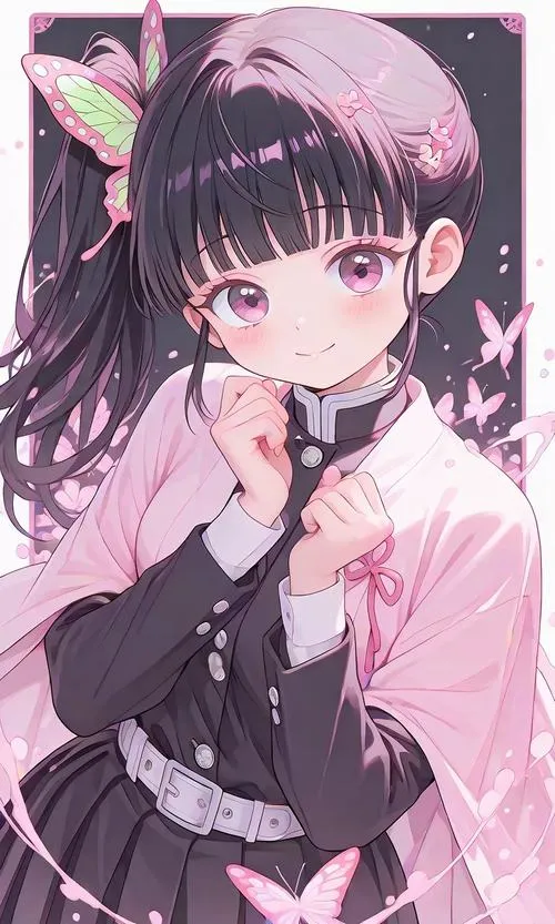 Ảnh Kanao style dễ thương tông hồng, vẫn giữ ánh nhìn bình tĩnh, ngầu theo kiểu nhẹ nhàng