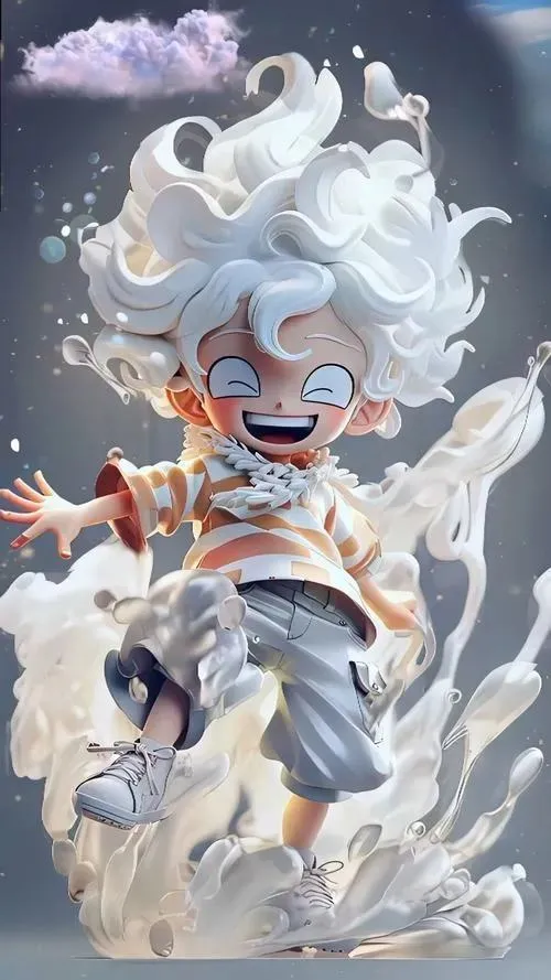 48 Hình Ảnh Luffy 3D Cực Ngầu phong cách điện ảnh với khói bụi dày chi tiết siêu thật