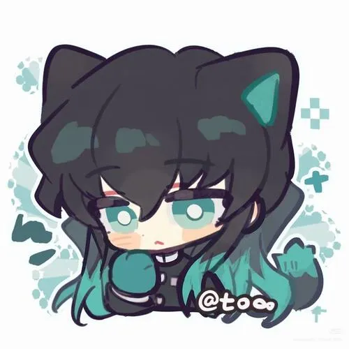 Album 90 Hình Ảnh Muichirou Chibi cute tông xanh dịu dàng cả khí chất Trụ cột Hà