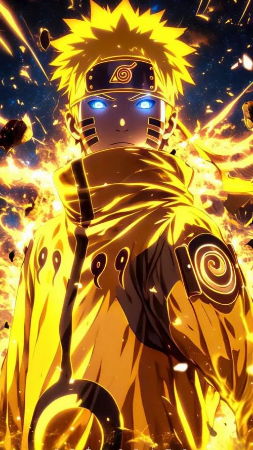 Ảnh ngầu nhẫn giả tóc vàng đứng giữa vòng sáng, bố cục gọn, icon đặt lên vẫn rõ.