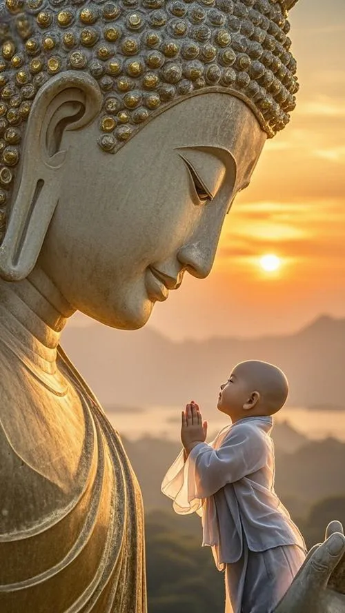 Hình nền Bồ Tát Đại Thế Chí trợ lực tín tâm niệm Phật