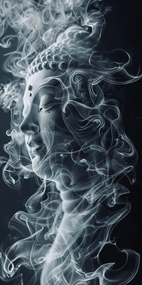 Hình Vô Lượng Thanh Tịnh Phật dẫn tâm về cảnh giới an lạc