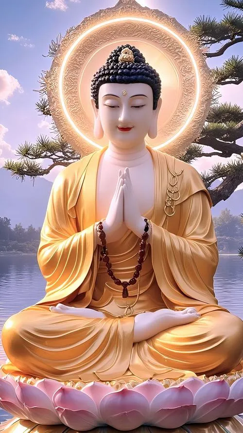 Ảnh Phật và hoa sen, bộ đôi nhìn tưởng quen mà mỗi lần lại thấy khác