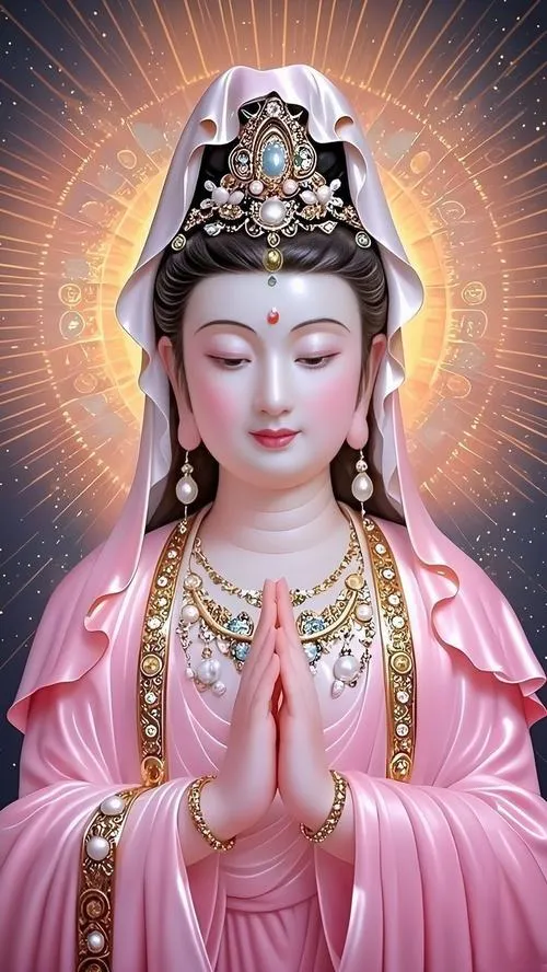 Hình ảnh phật Bồ Tát đẹp 3D nhìn gần mới thấy chi tiết khiến người ta nể