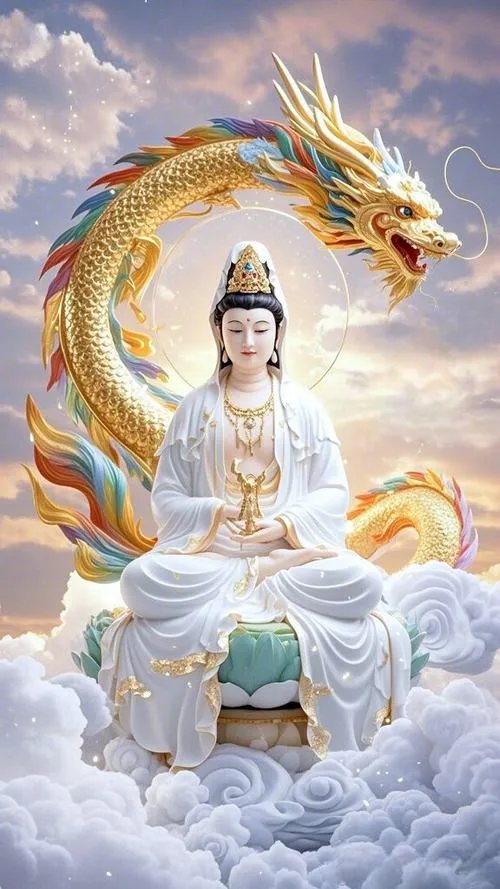 Bồ Tát biểu trưng lòng cứu độ giữa Không gian thiền