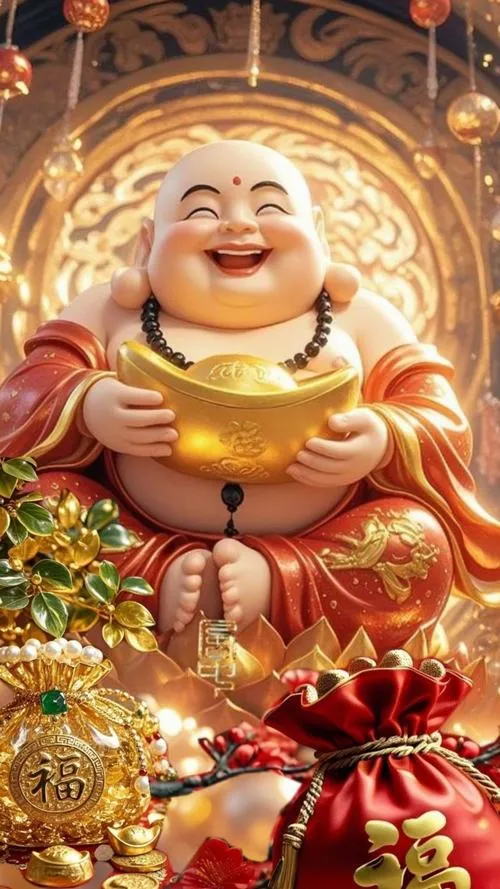 Cảm giác khai tâm khi nhìn mây lành sau lưng tượng