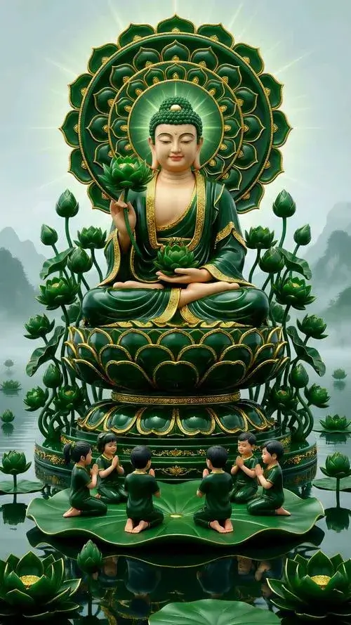 Dựng Phật Thích Ca có mặt tượng tròn cùng nổi khối tự nhiên