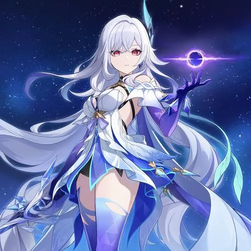 53 Hình Ảnh Skirk phong cách tương lai viền sáng lạnh và khí chất kiếm sĩ trong Vực Thẳm