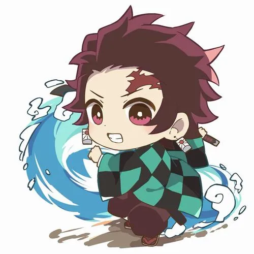 BST 50 Hình Ảnh Tanjiro Chibi ngầu mà vẫn cute tạo dáng đơn giản mà nổi bật