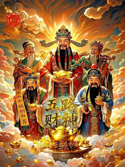 Hình Ông Địa đi kèm Thần Tài thể hiện ý nghĩa giữ đất