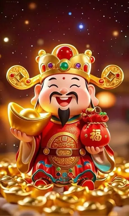 Hình cầu tài cầu lộc trang trí cửa tiệm