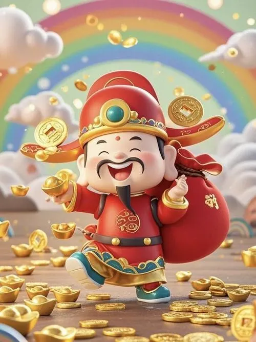 Tranh ảnh Thần Tài dùng trang trí khai trương cửa tiệm