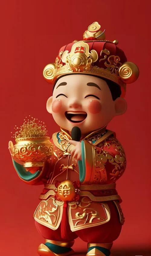 Tranh Thần Tài tạo cảm giác may mắn cho gia chủ