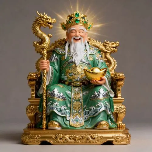 Hình ảnh Thần Tài mang cảm giác linh thiêng và an tâm