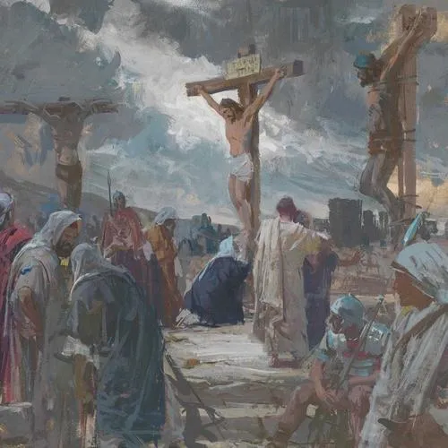 Biểu tượng đức tin hiện lên cùng thánh giá giữa không gian thiêng