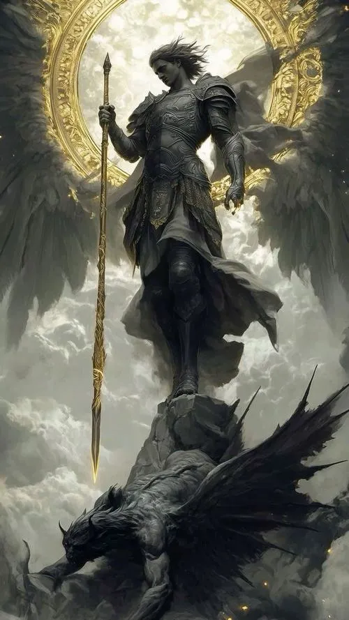 Thiên thần gồm ánh mắt hiền hòa và thần thái an yên