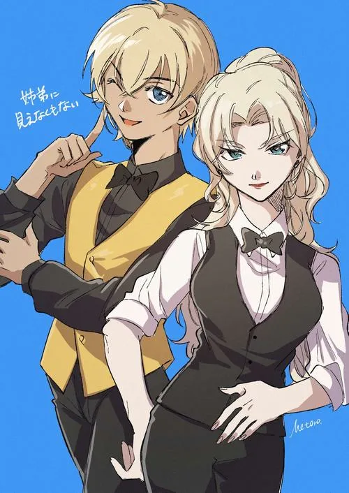 Hình ảnh Vermouth với đồ da đen bó sát, lạnh lùng mà quyến rũ, đúng chất người phụ nữ ngàn mặt