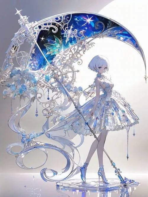 Ảnh cô gái toát lên nét bí ẩn trong ánh lạnh