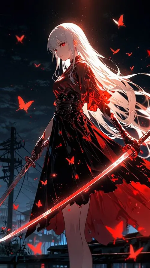 Ảnh thiếu nữ tạo tương phản mạnh với ánh sáng viền rõ nét