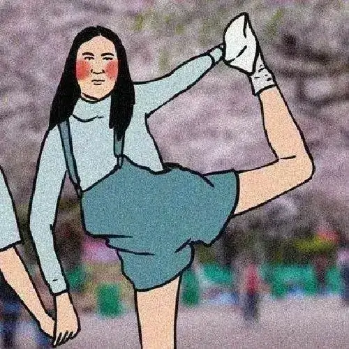 Ảnh trang cá nhân avatar đôi vô tri bạn thân nữ gam màu lạnh