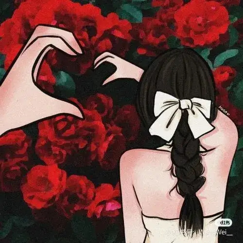 Hình profile avatar cặp nữ biểu cảm lạnh trong nghệ thuật tối giản trầm