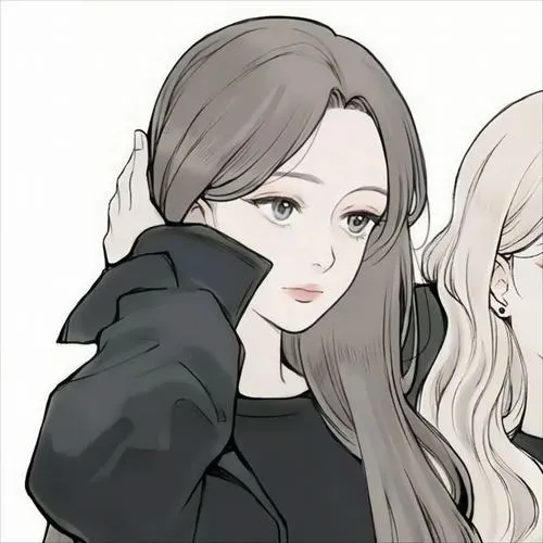 Hai bạn thân nữ chia sẻ vibe lạnh lùng qua bố cục song song