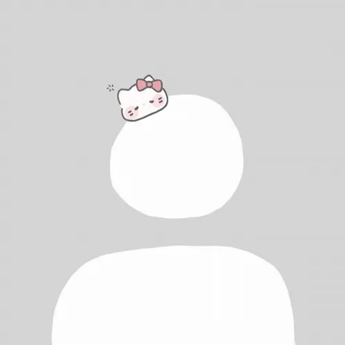 Hình profile cute nữ nền trơn ít chi tiết