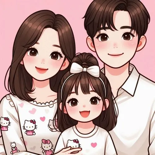 Ba người tạo dáng bên bó hoa, tông ấm, mắt tròn long lanh, cảm giác chúc mừng dịu